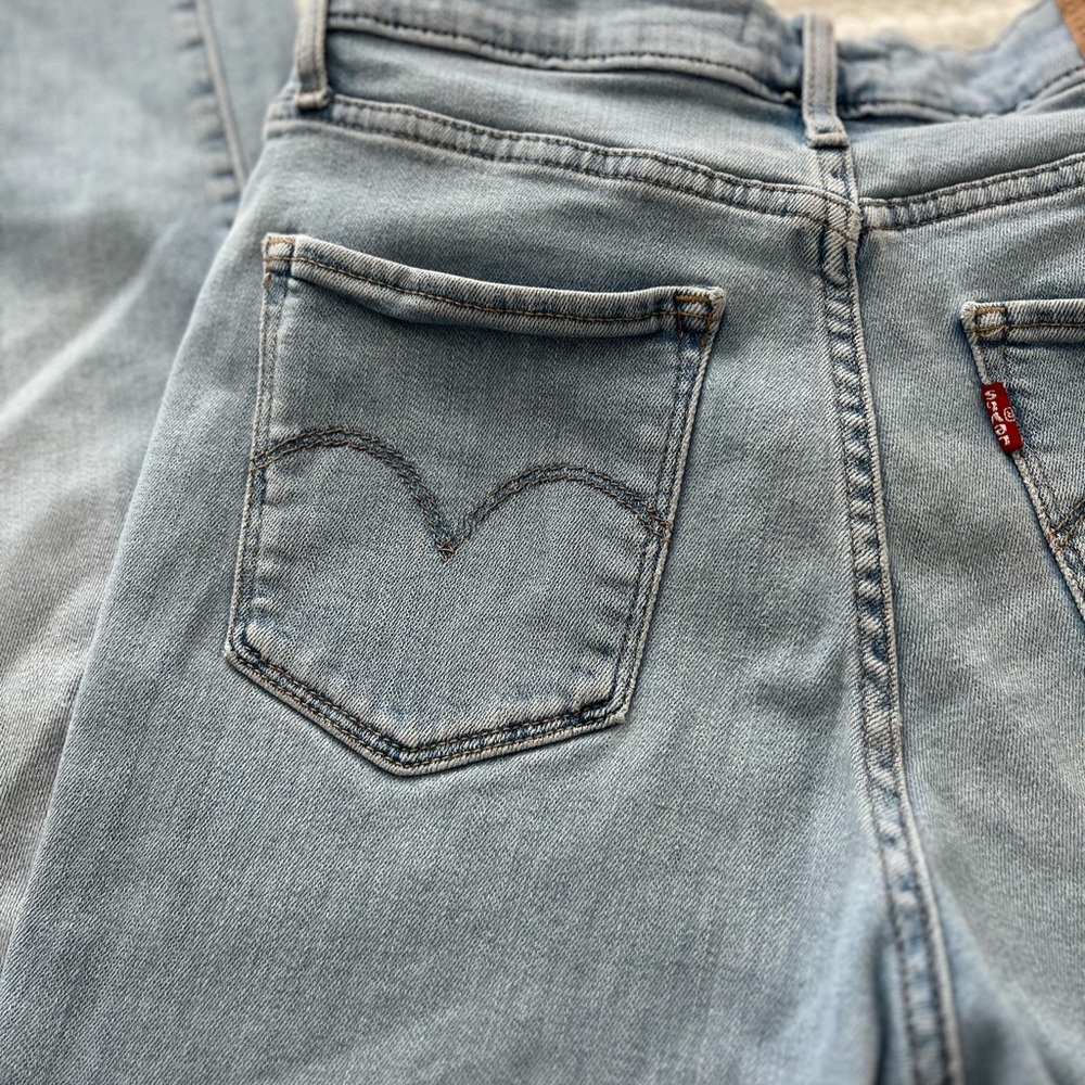 Levi's Women's Sky Blue Skinny Jeans